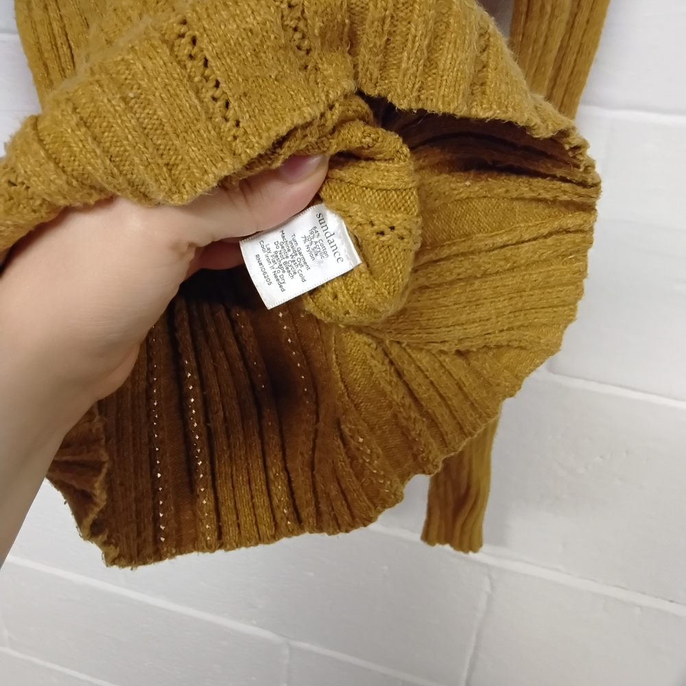 Mustard Yellow Ribbed Sweater - Picture 5 of 5